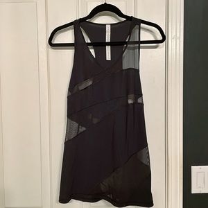 Lululemon Mesh in Motion Racerback Tank Top (Black)